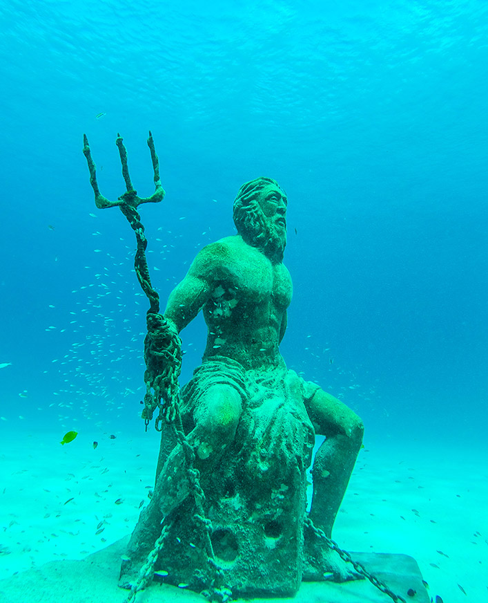 Undersea Statue